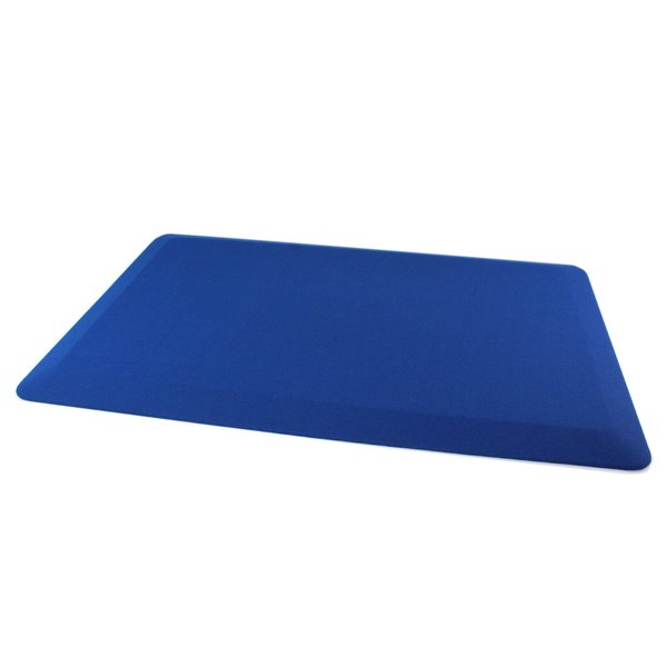 Floortex 24 in L x Polyurethane with Polyester cover, 0.8 in Thick CC1624BLU